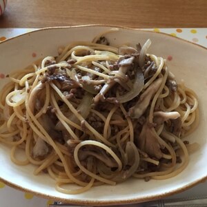 めんつゆとバターで 簡単和風パスタ レシピ 作り方 By ミニーちゃん 楽天レシピ